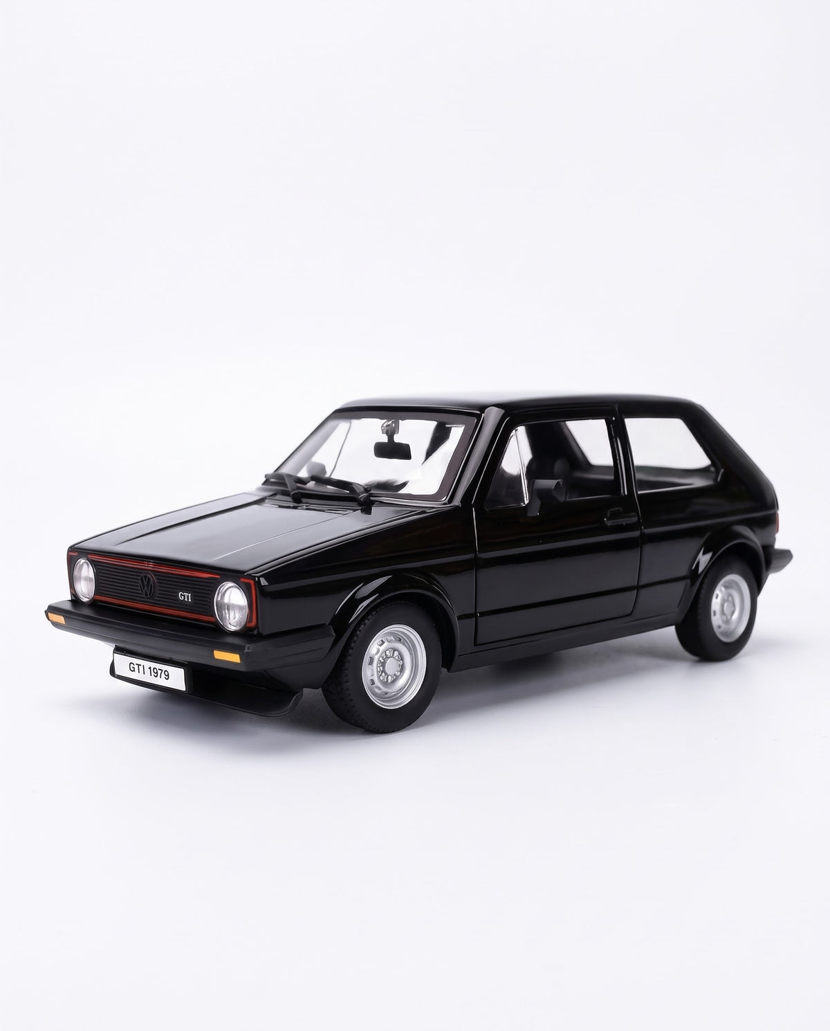 Bburago 1:24 scale 1979 Volkswagen Golf Mk1 GTI diecast metal model car in black, available online with nationwide delivery in Lebanon.