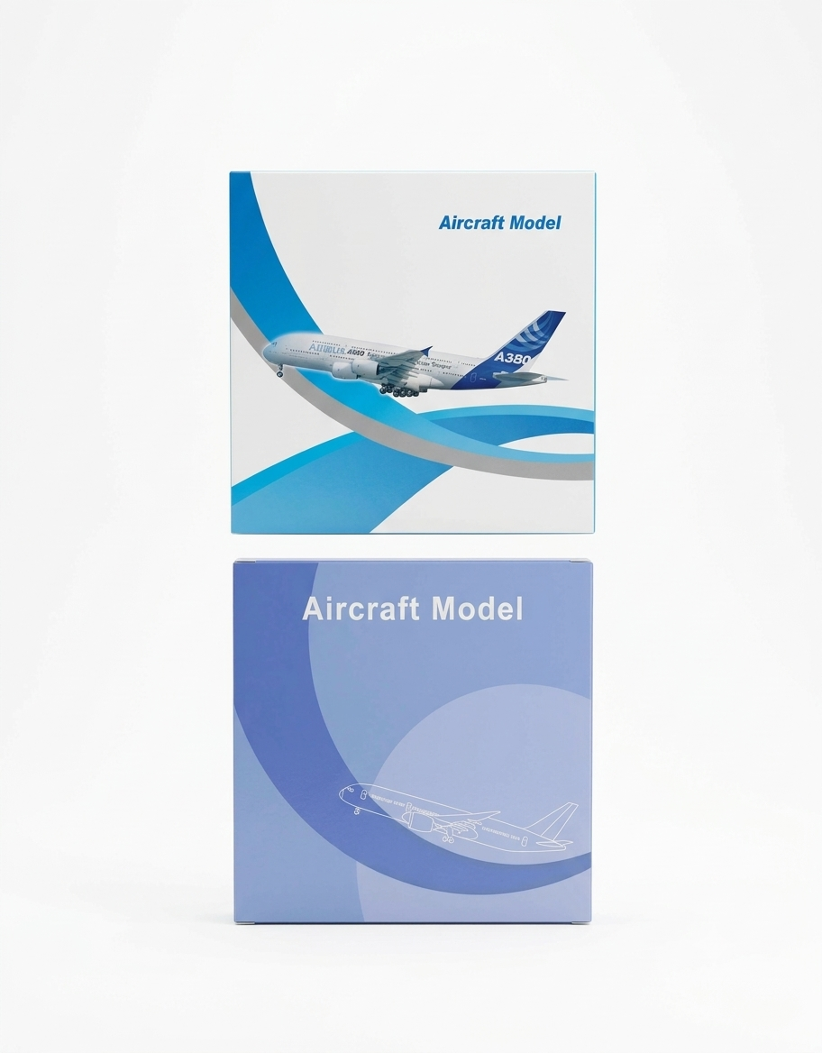 Protective retail packaging box for collectible aviation aircraft diecast models from Gadgets Lebanon.