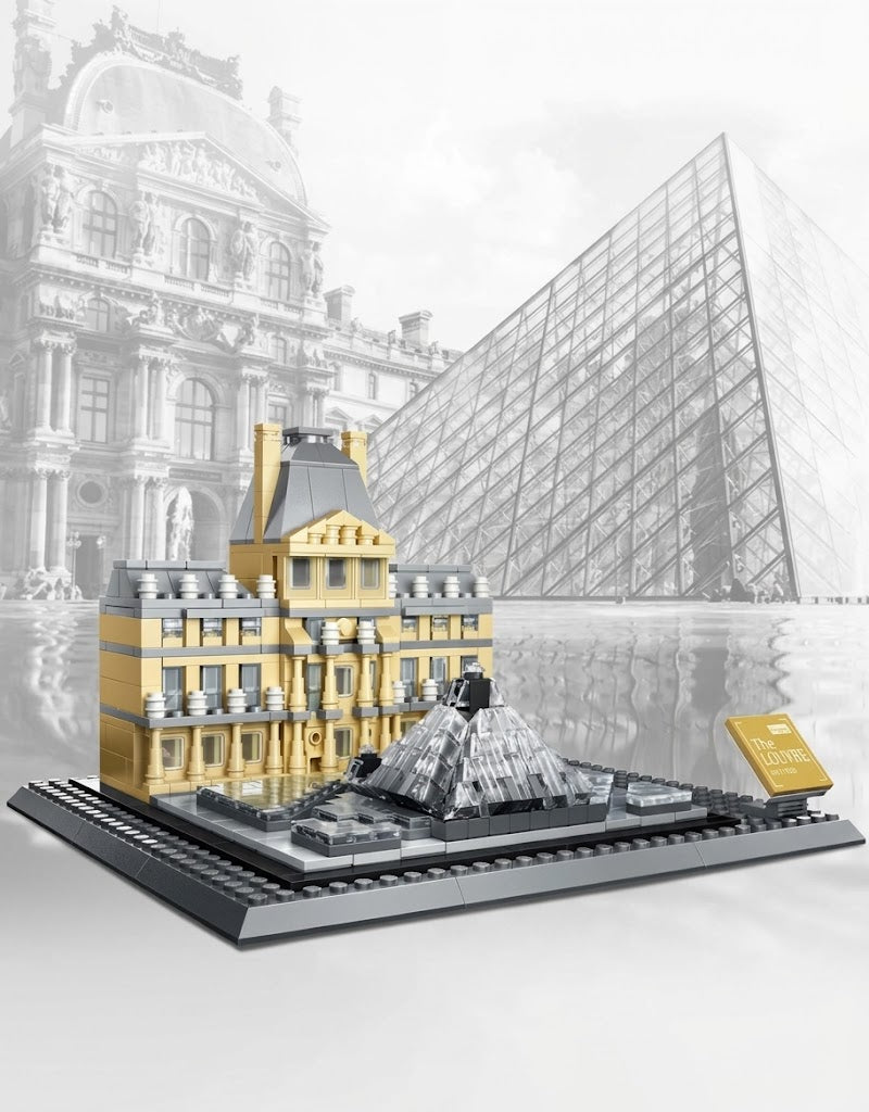 Louvre Museum Architecture Building Blocks Set (807 Pcs, LX.A444) - Lebanon