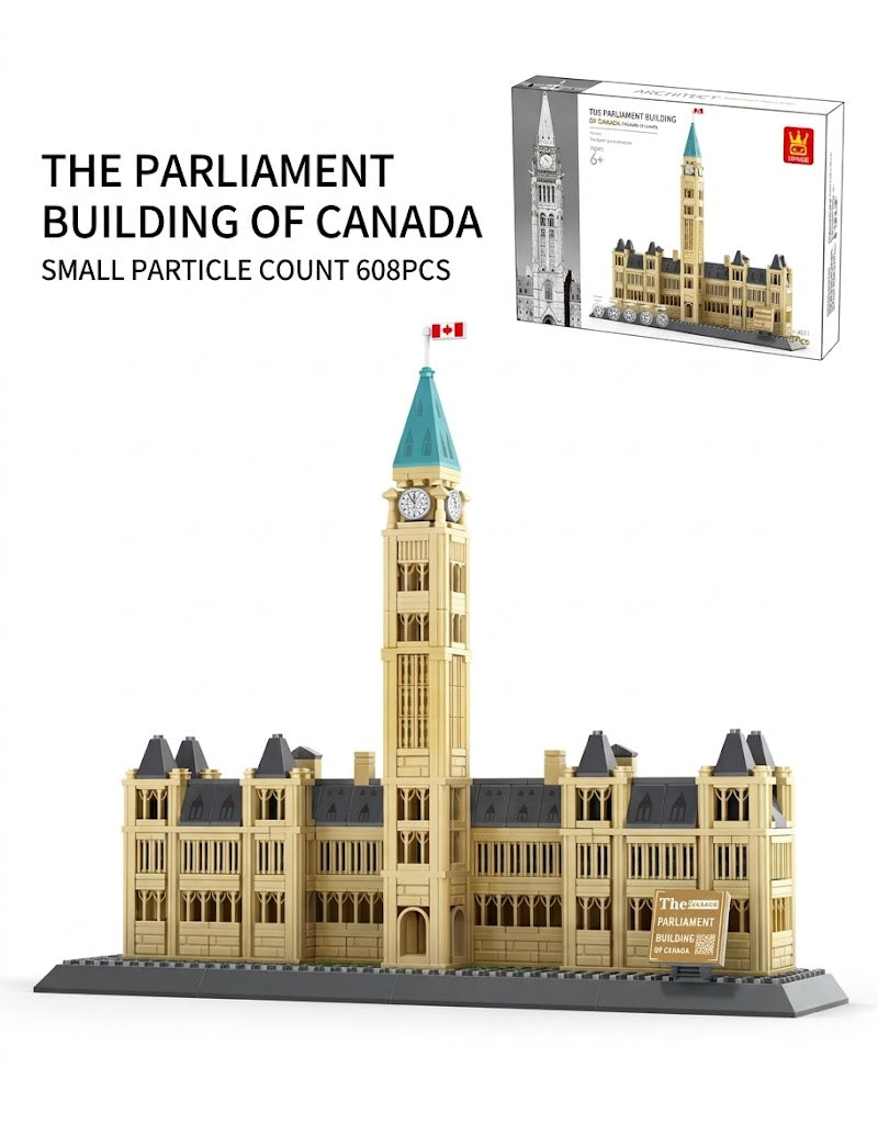 Wange 4221 Canada Parliament Building 608-piece architecture micro block set with retail box for online delivery in Lebanon